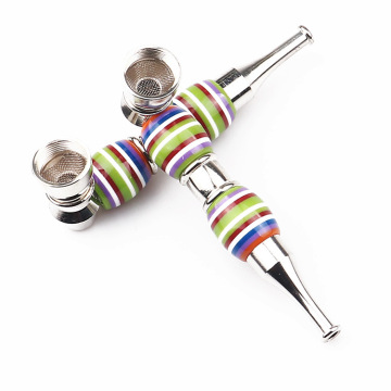 The new 100MM portable rainbow metal pipe comes with a bag of filter